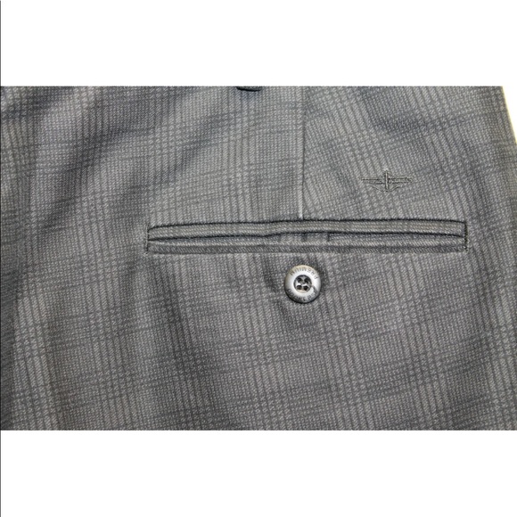 Classic Flat Front Dockers Men Pants Black Chinos Plaid 34x30 100% Cotton Relax - Picture 7 of 11